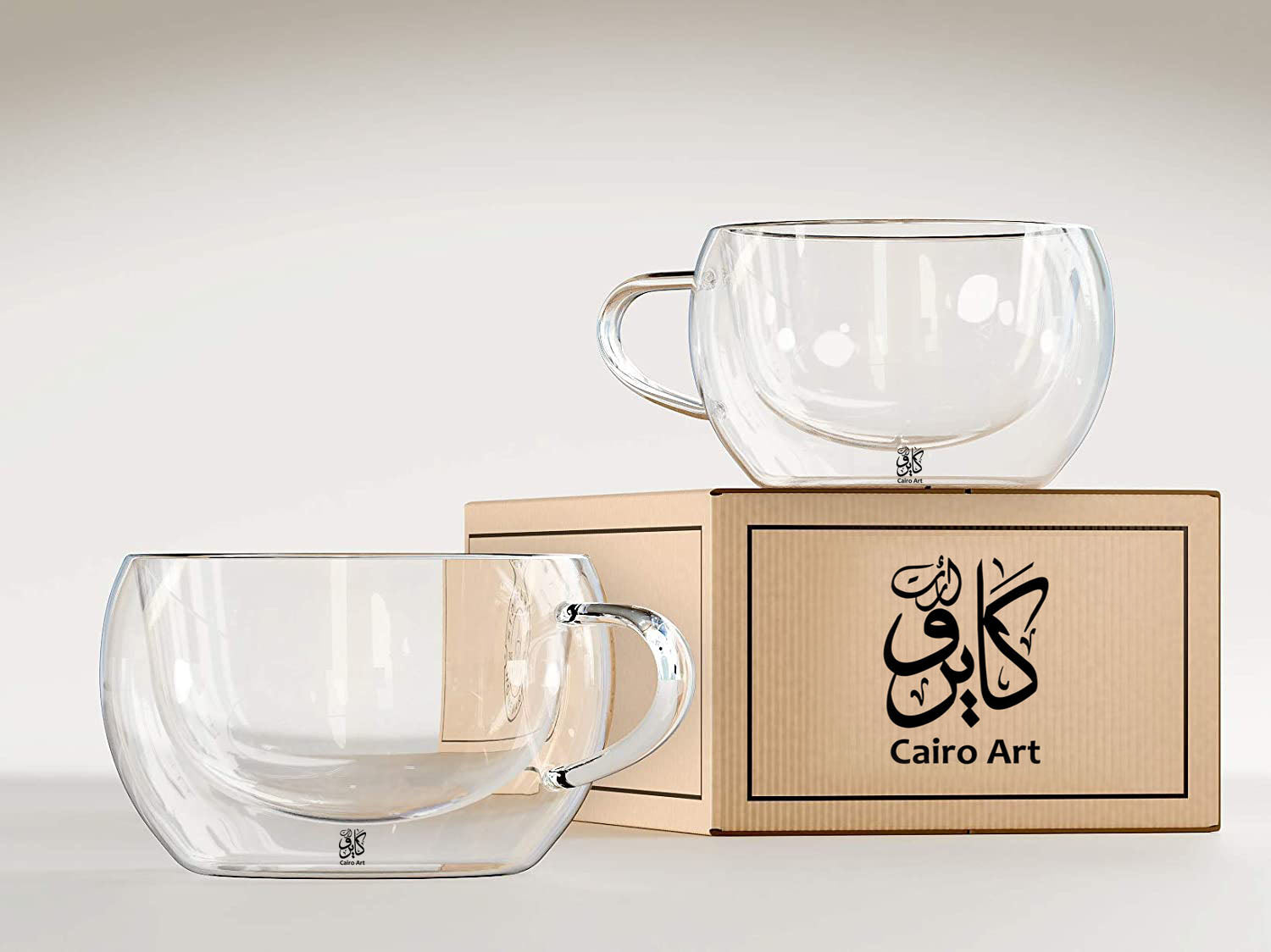 فنجان قهوه كورة 80 مللي (2 قطعه)