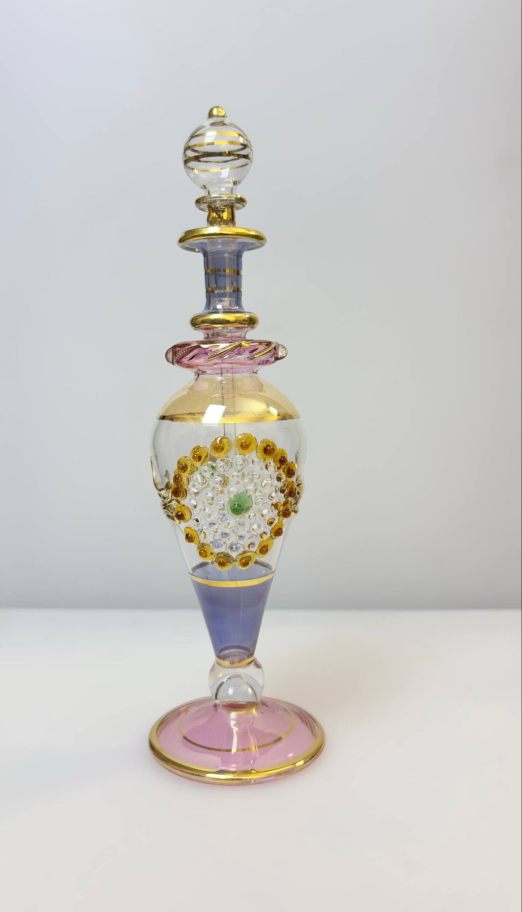 زجاجة عطر بارز هاند ميد – Cairo Art Glass