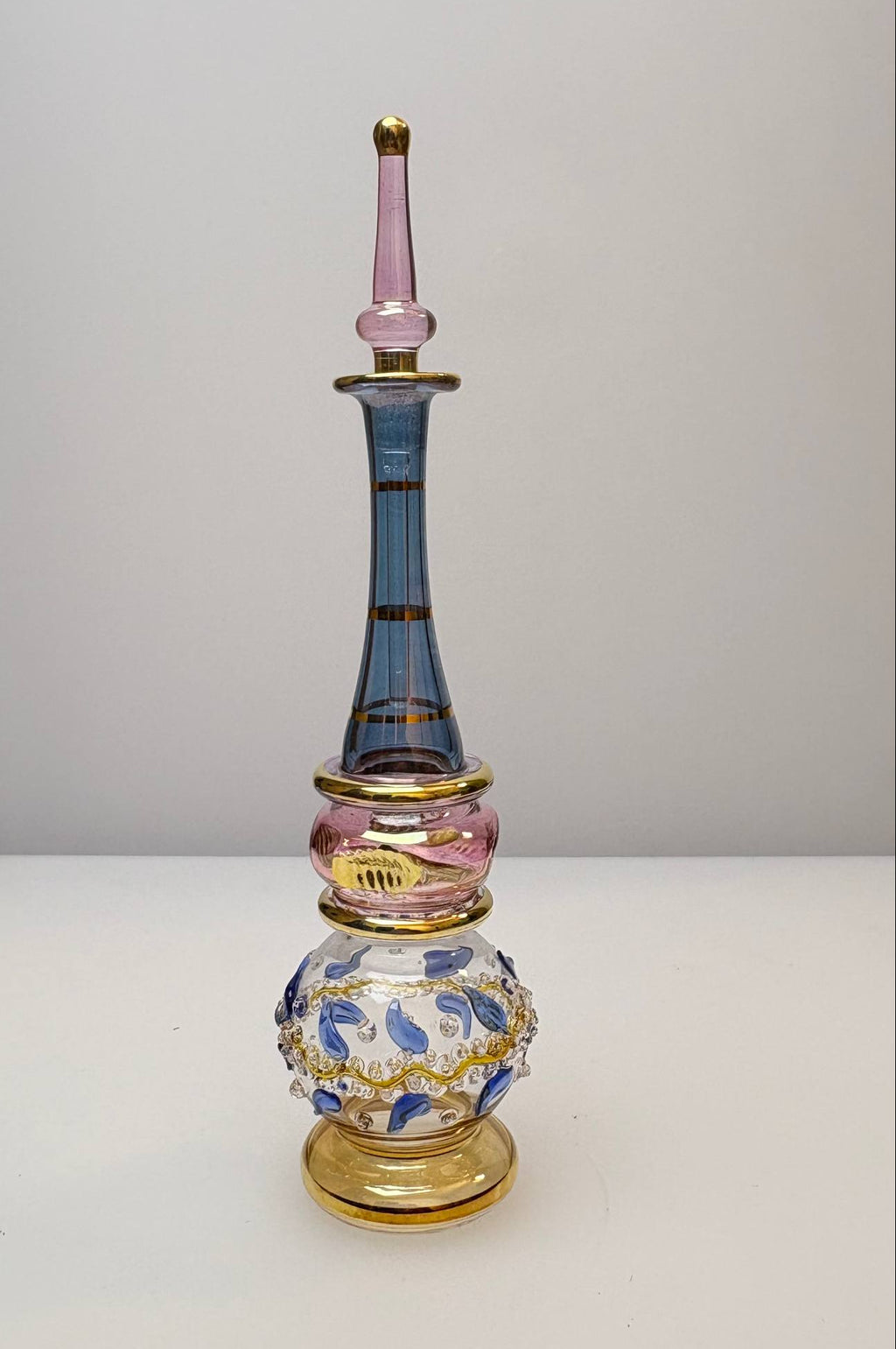 زجاجة عطر بارز هاند ميد – Cairo Art Glass