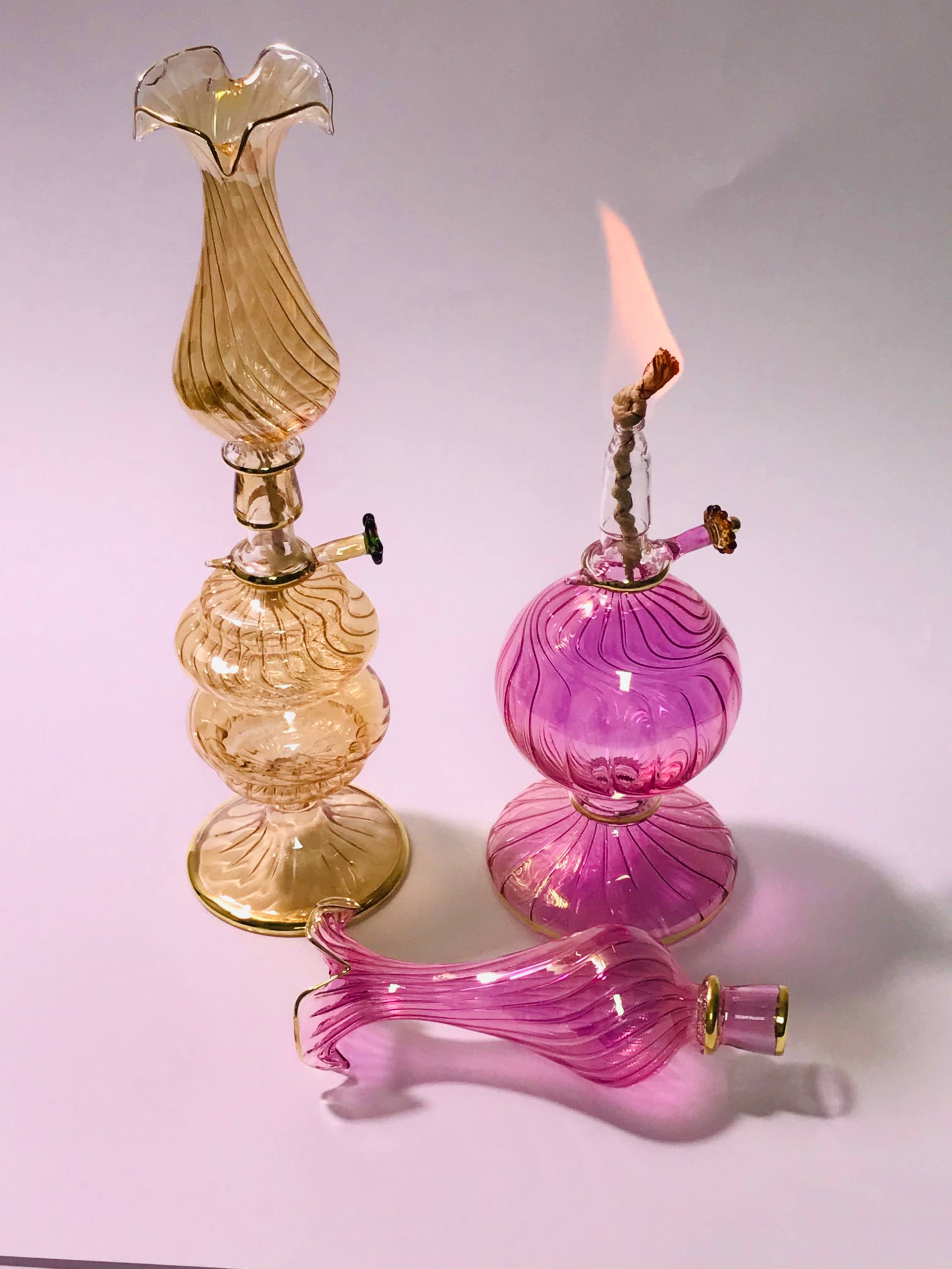 لمبة النوستالجيا الزجاجية لمبة جاز ديكور هاند ميد – Cairo Art Glass