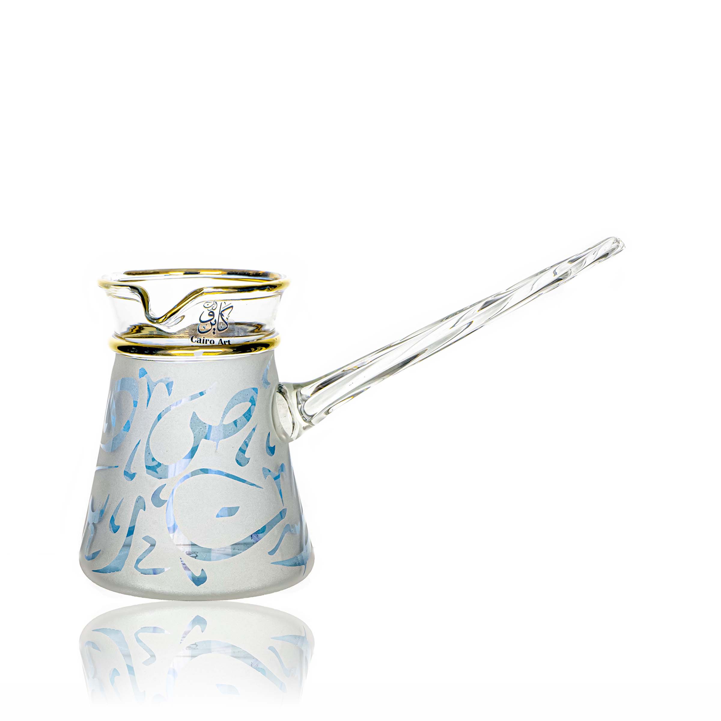 طقم قهوه حروف ازرق ك بيركس