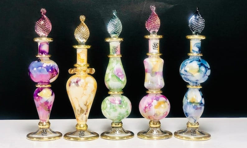 زجاجة عطر سيراميك هاند ميد – Cairo Art Glass