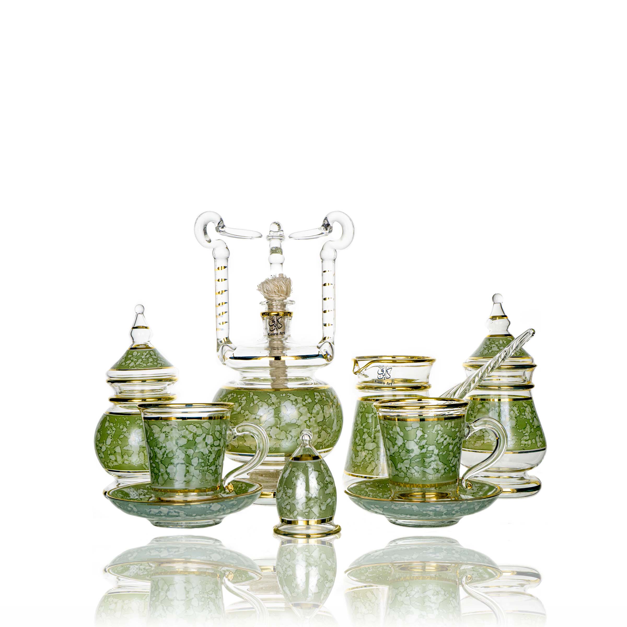 طقم قهوه بيركس حراري سيراميك ك