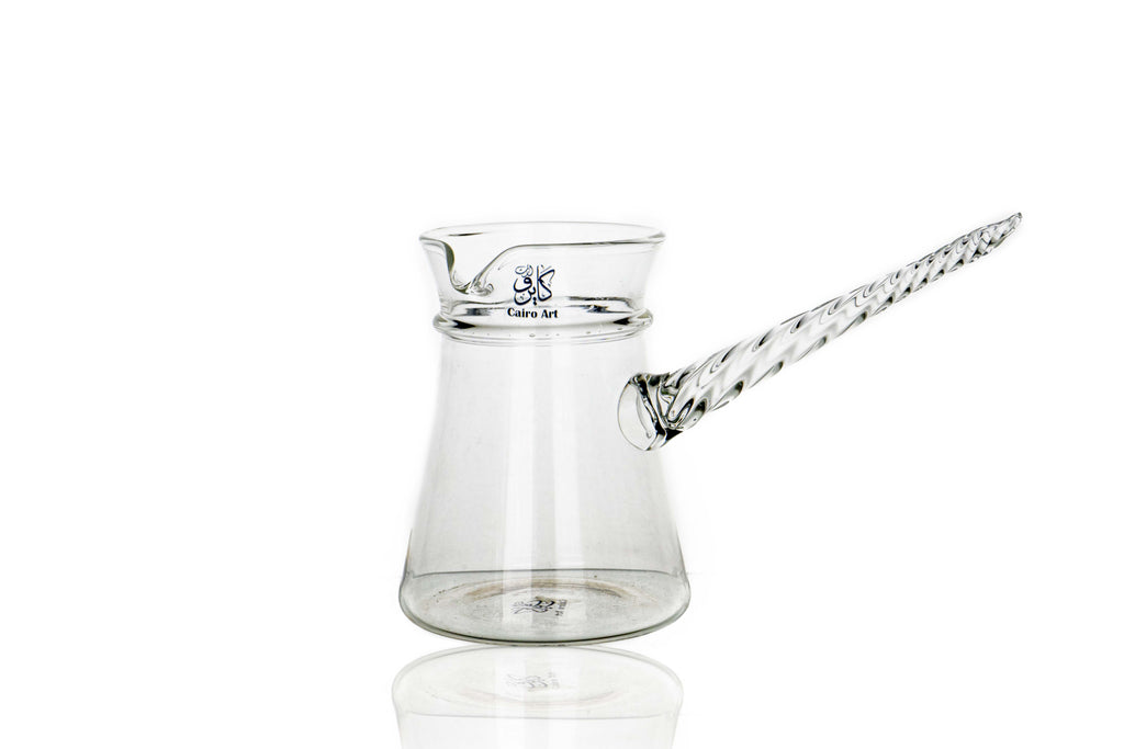 طقم قهوه شفاف بيركس حراري ص