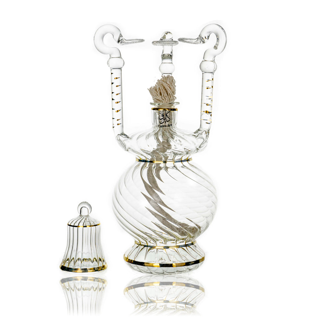 طقم قهوه مضلع دهب اصفر