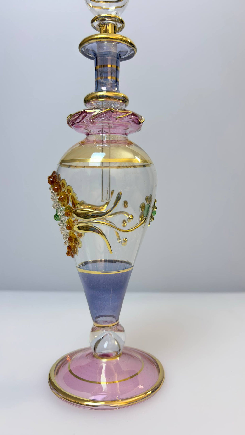 زجاجة عطر بارز هاند ميد – Cairo Art Glass