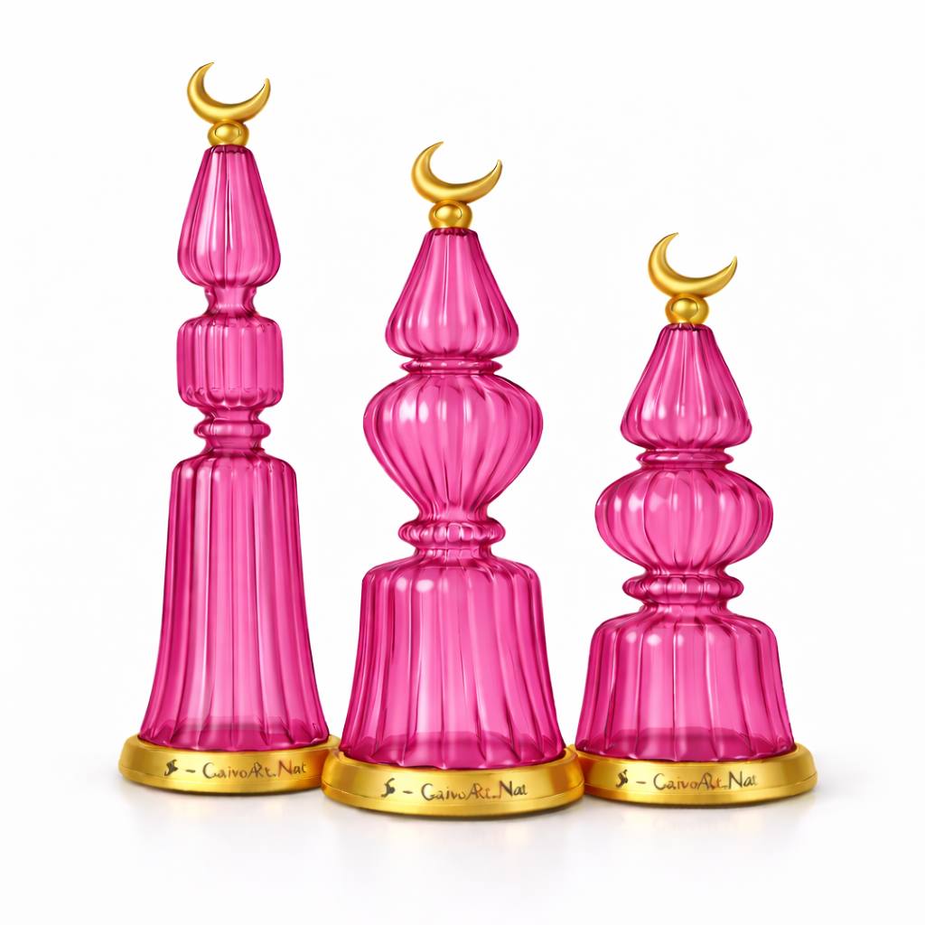 طقم ماذنه بيركس 3 قطع روز ك