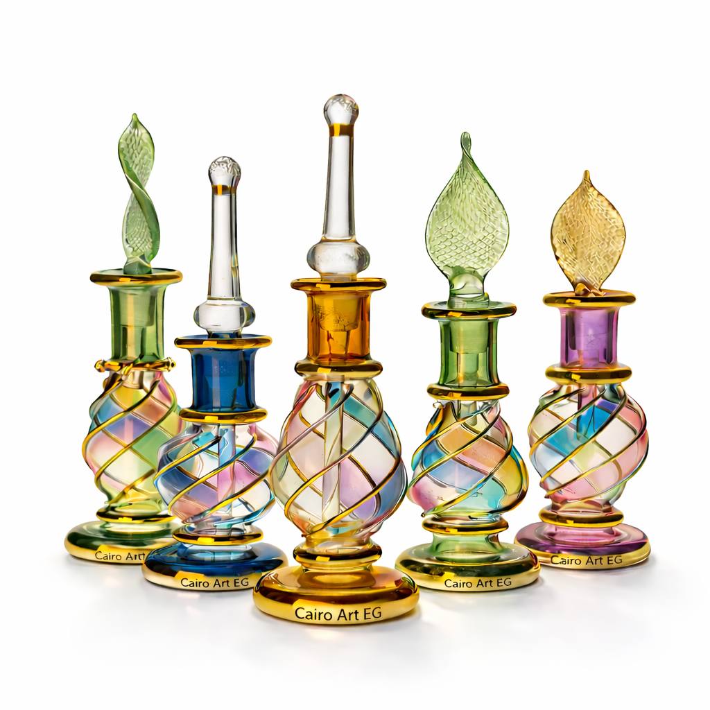 زجاجه عطر طول من 5ل7 سم مضلع خارجي لوكس