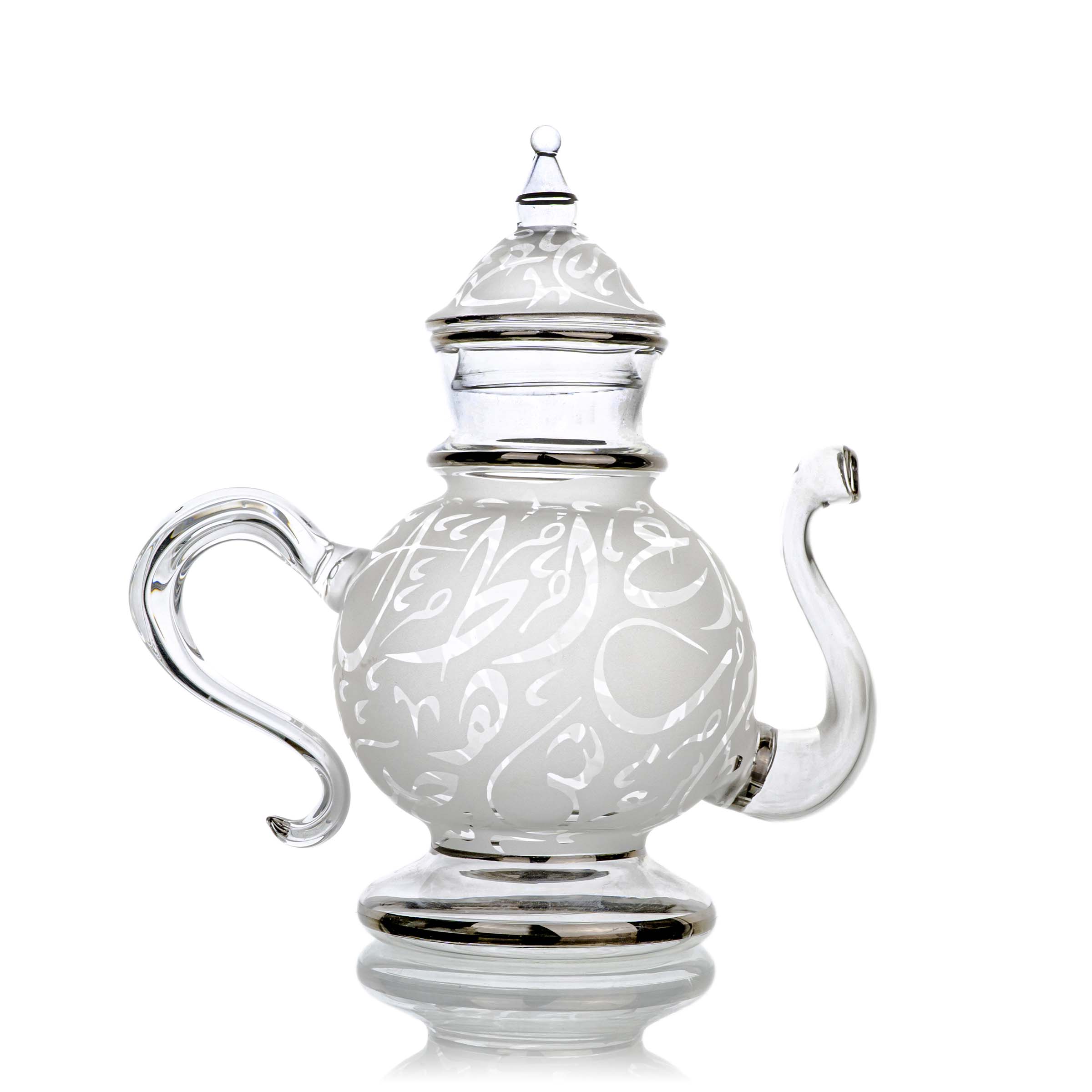 طقم شاي بلاتين حروف بلدي