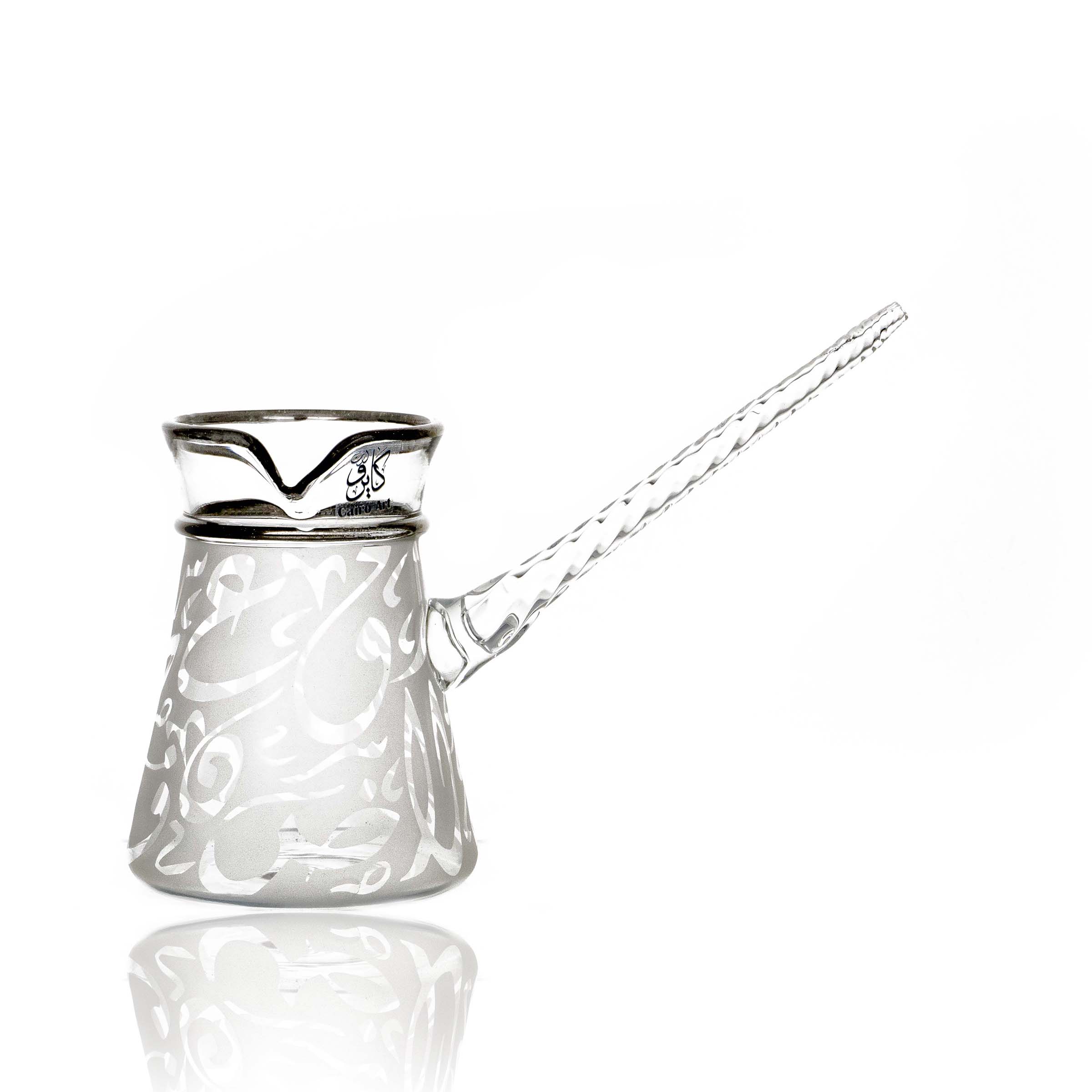 طقم قهوه حروف ابيض بلاتين ص بيركس