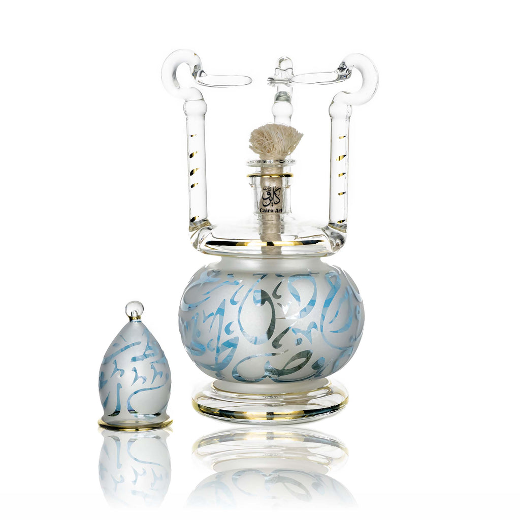 طقم قهوه حروف ازرق ك بيركس