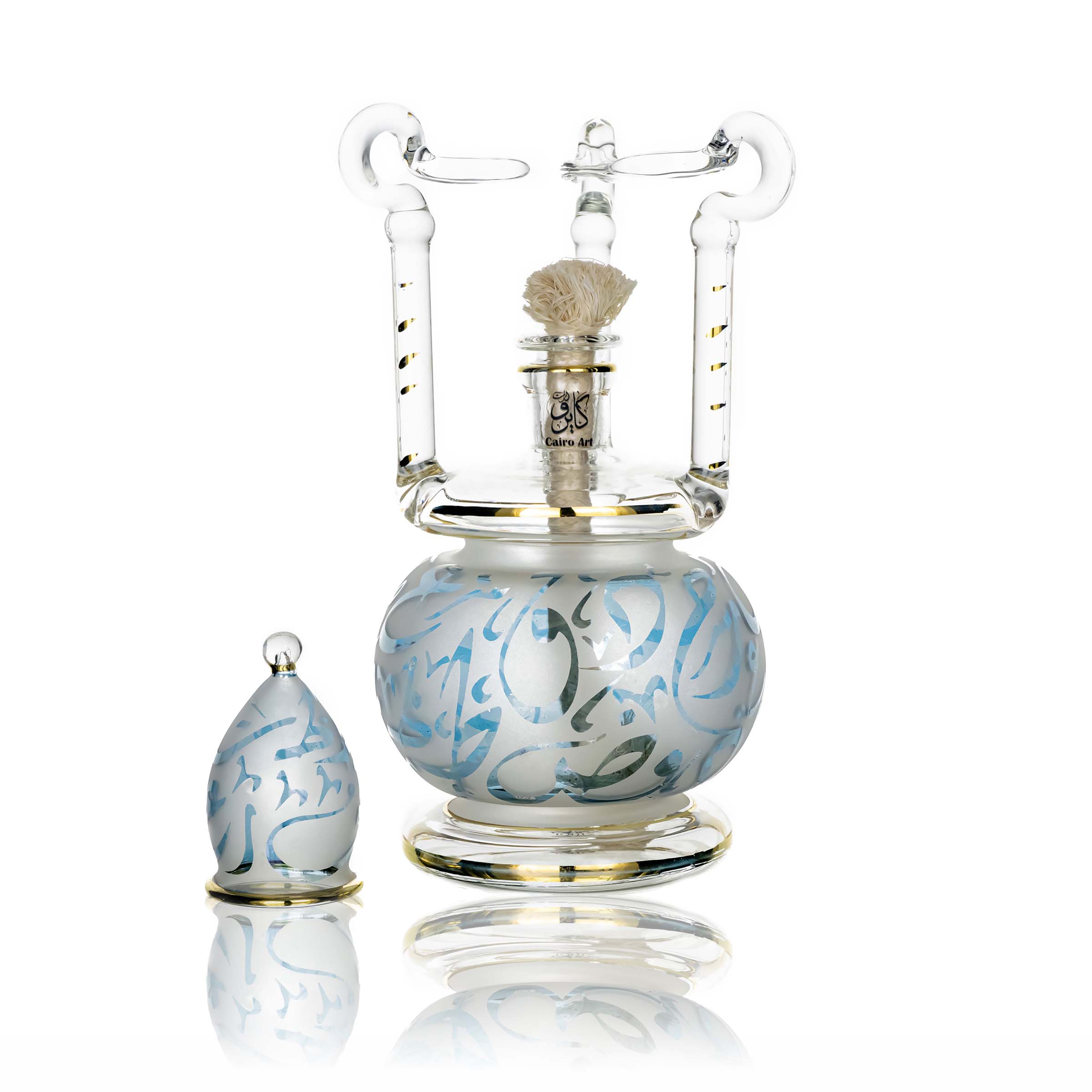 طقم قهوه حروف ازرق ك بيركس