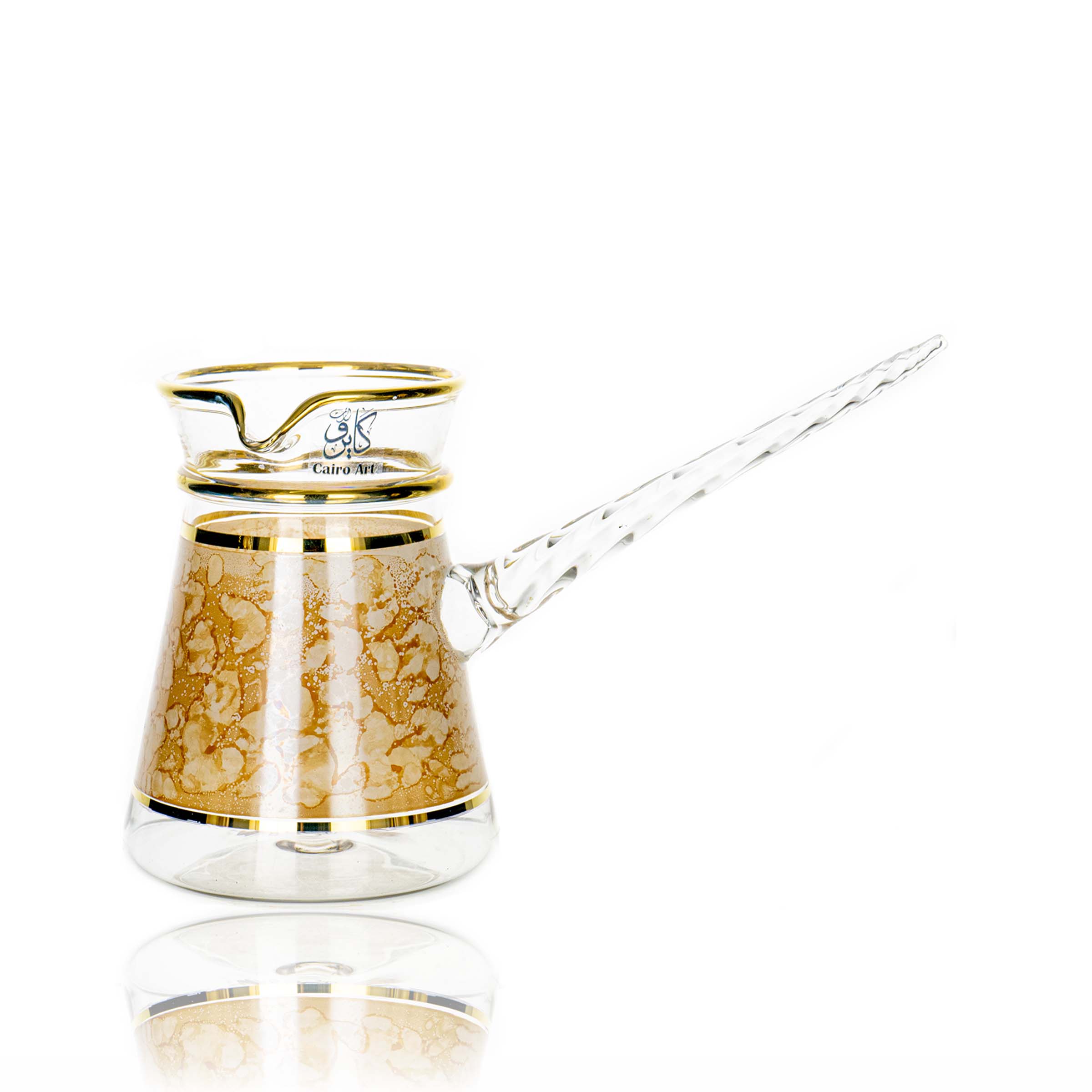 طقم قهوه سيراميك عسلي بيركس ص