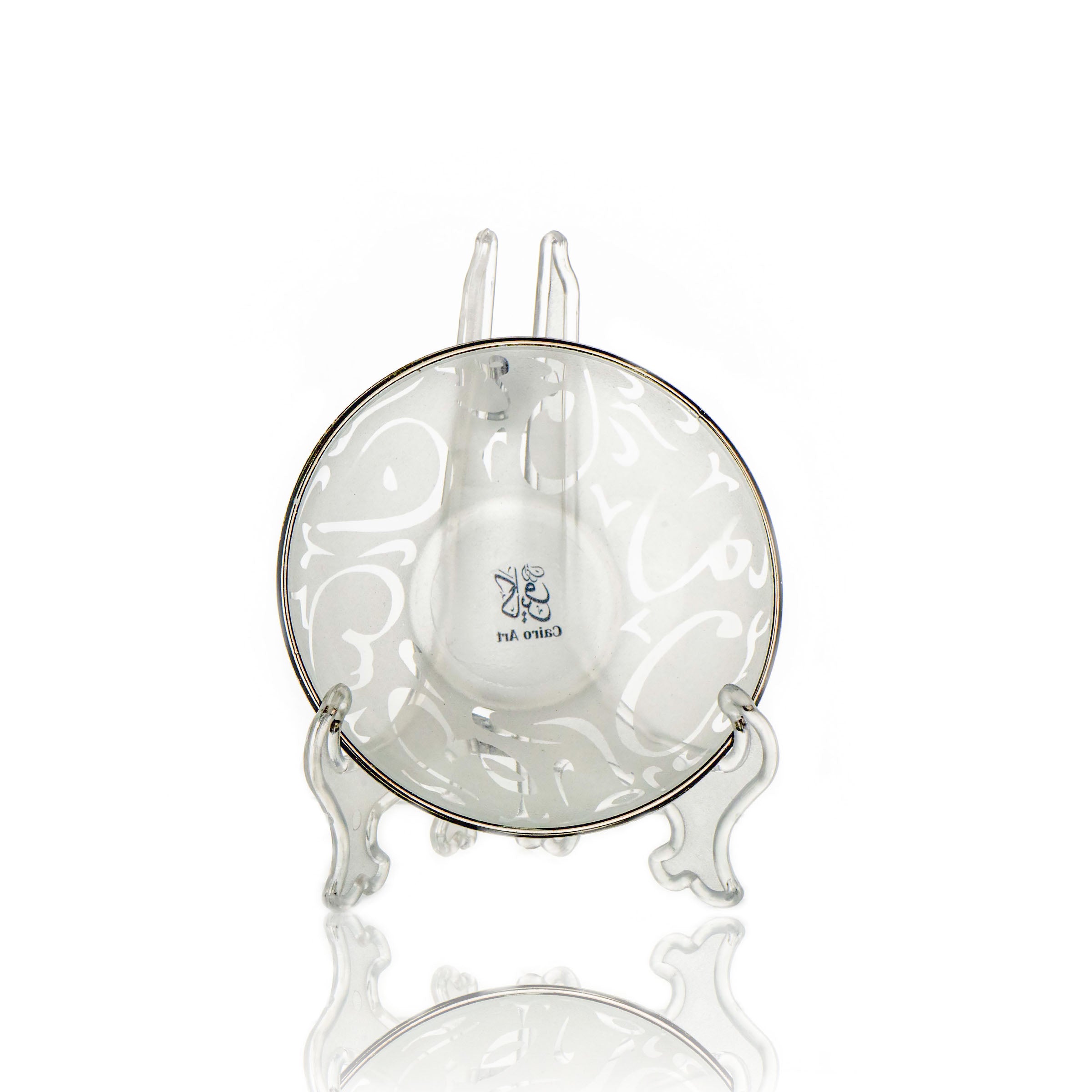 طقم قهوه حروف ابيض بلاتين ص بيركس