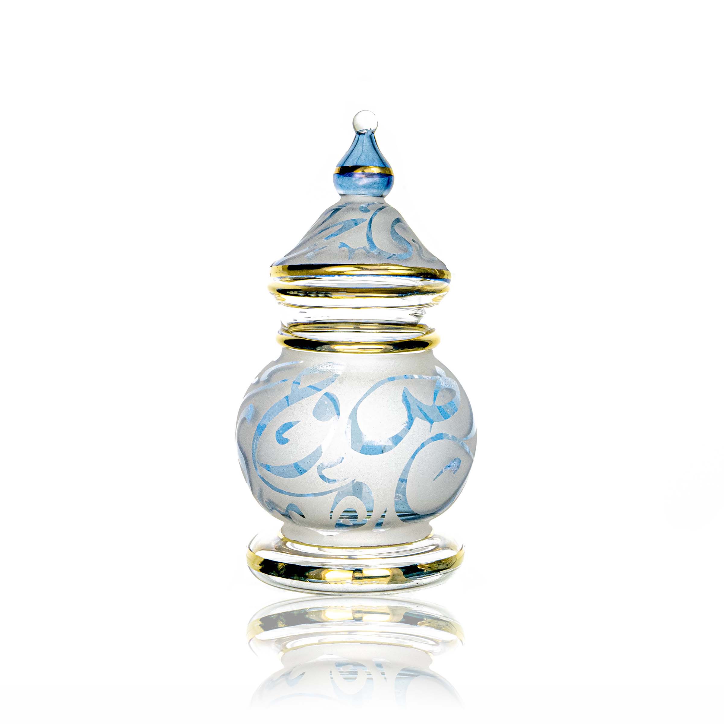 طقم قهوه حروف ازرق ك بيركس