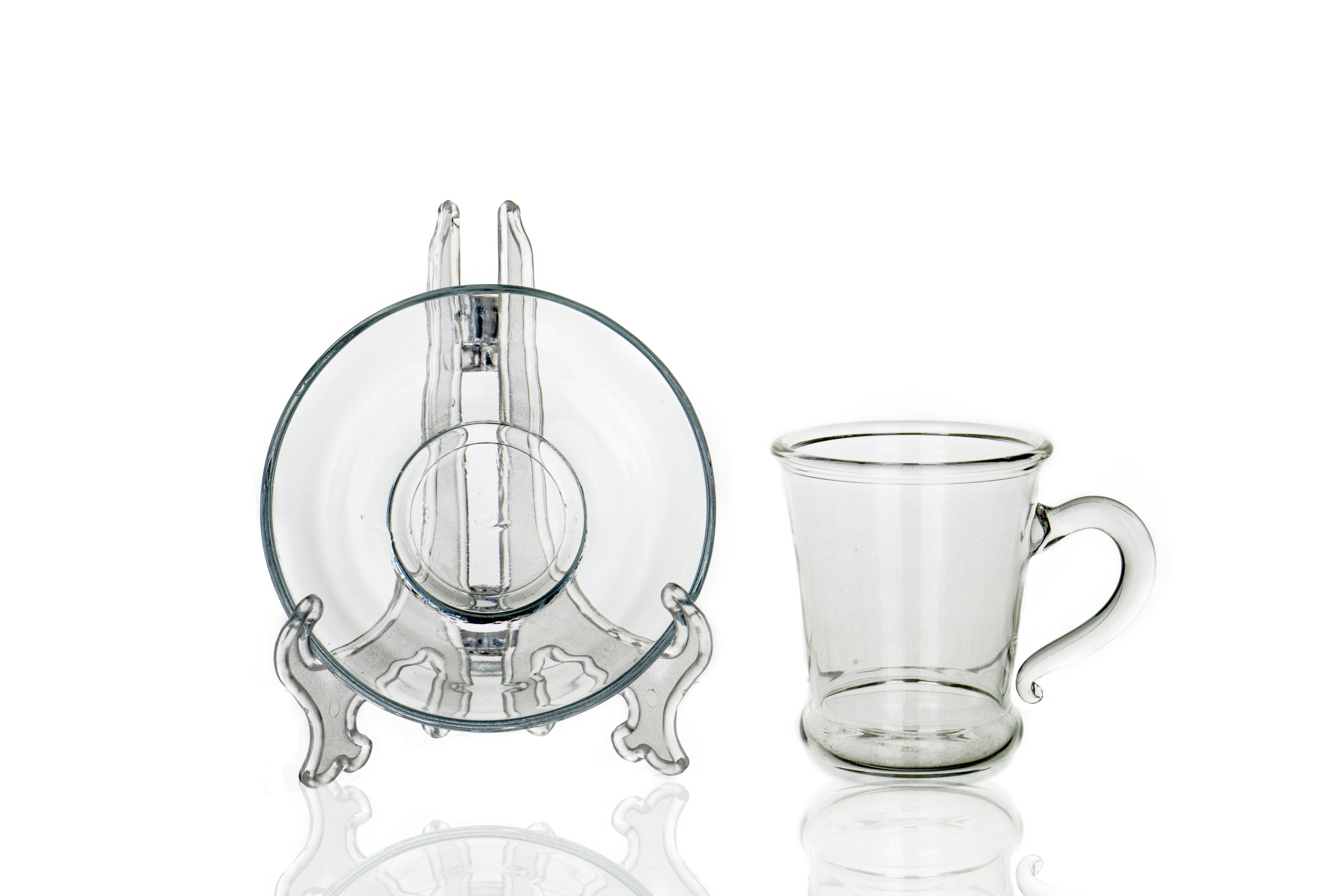 طقم قهوه شفاف بيركس حراري ص