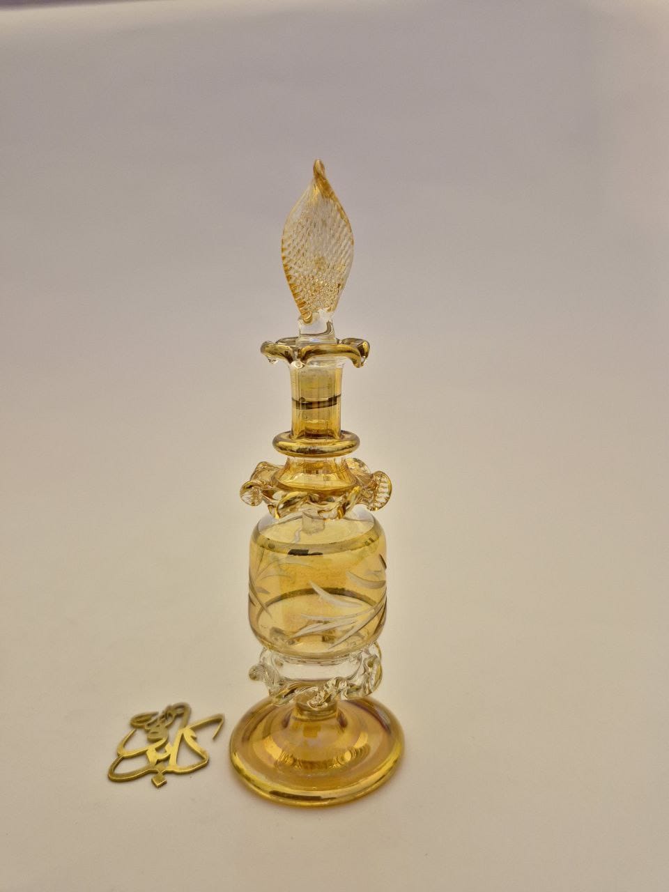 ✨ زجاجة عطر – سعة15 لـ 20 جرام | Handmade Cairo Art Glass