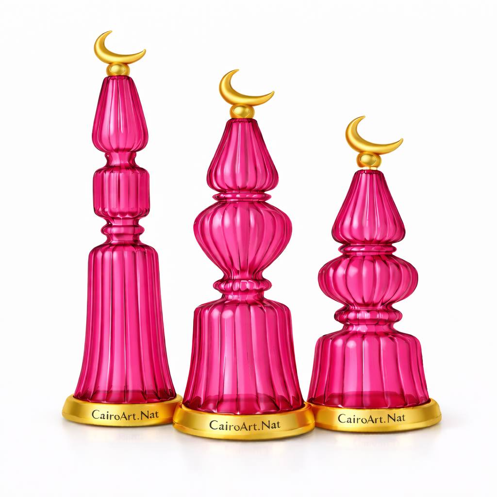 طقم ماذنه بيركس 3 قطع روز ك