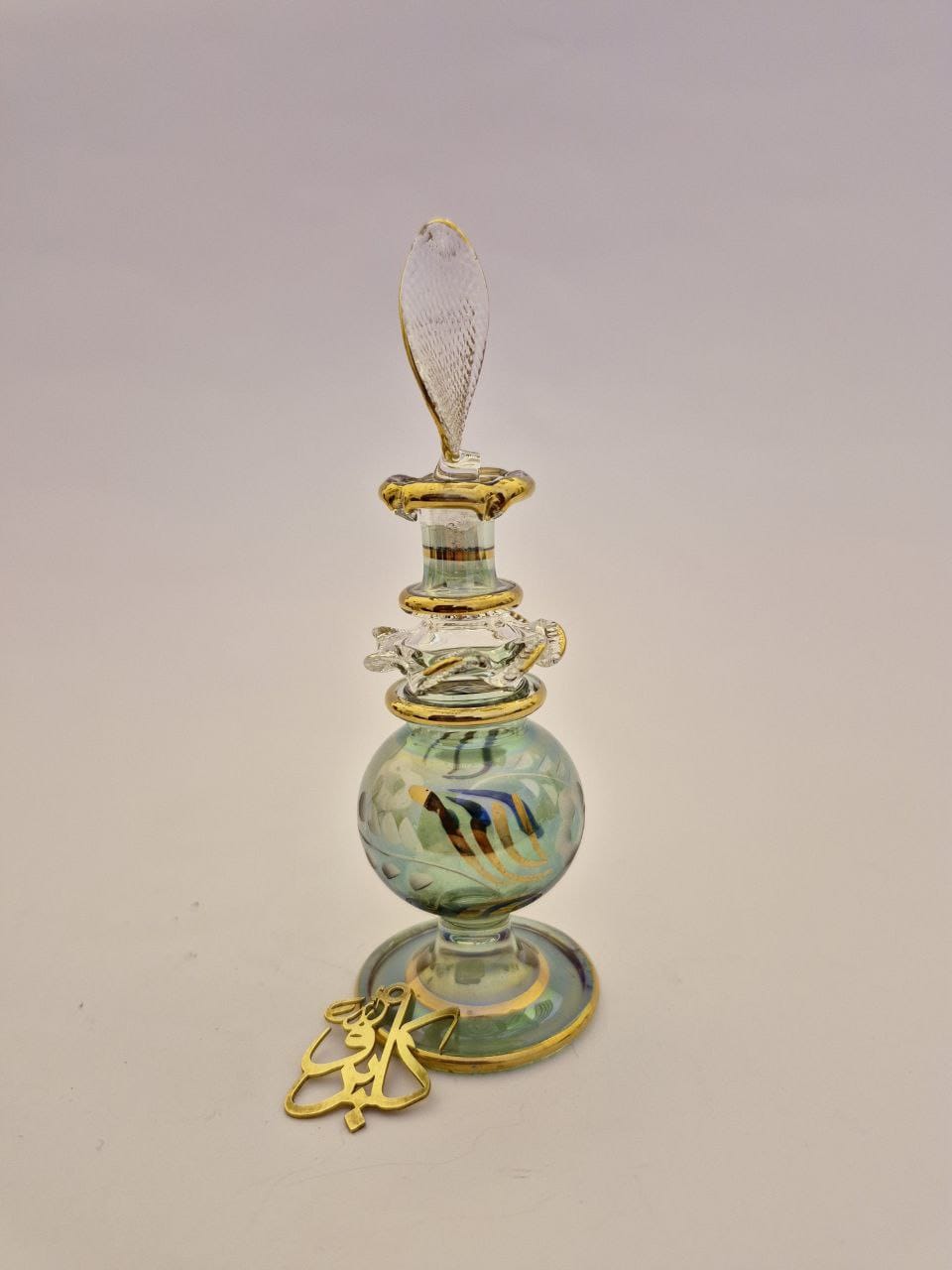 ✨ زجاجة عطر – سعة 15 لـ 20جرام | Handmade Cairo Art Glass