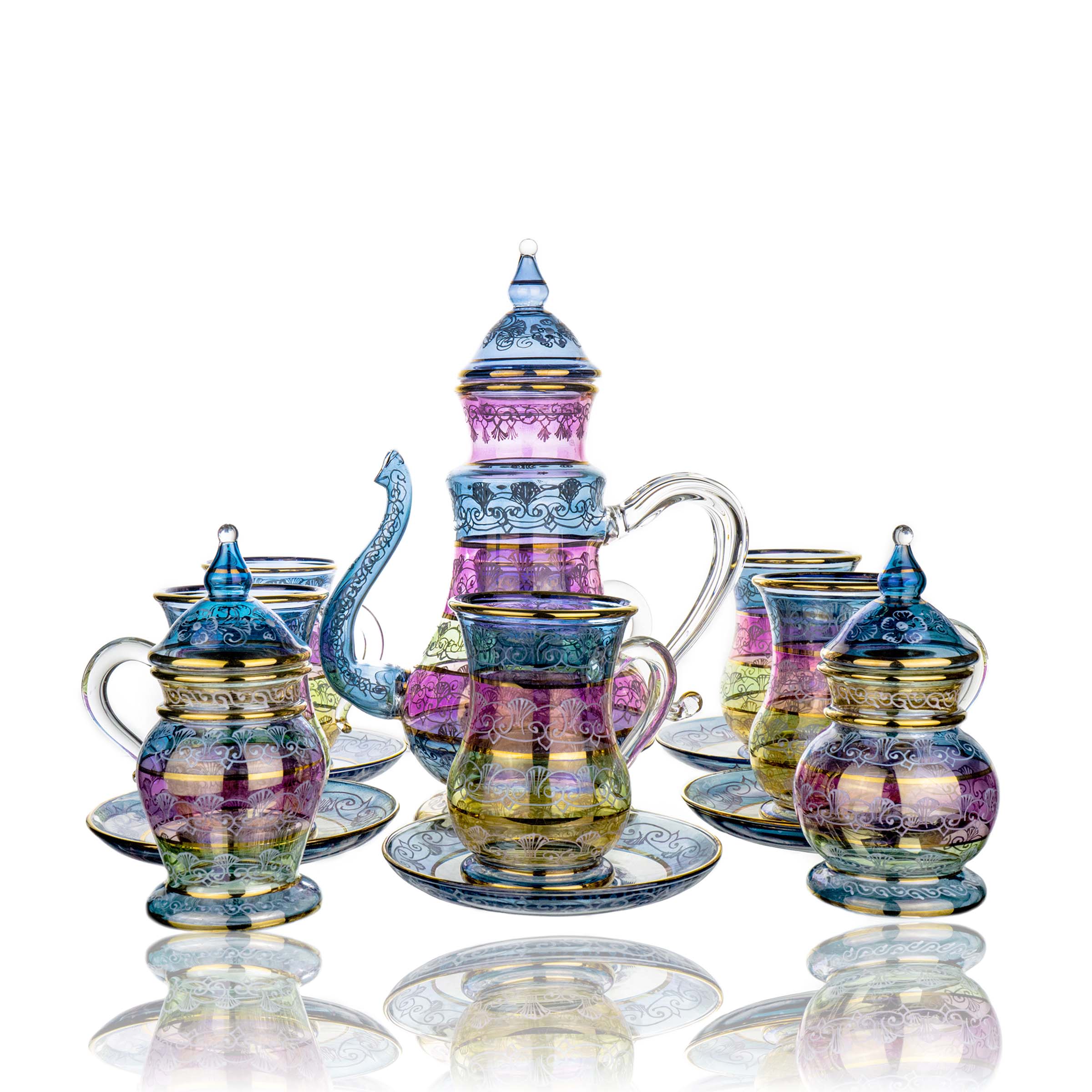 طقم  شاي بيركس عجمي ك