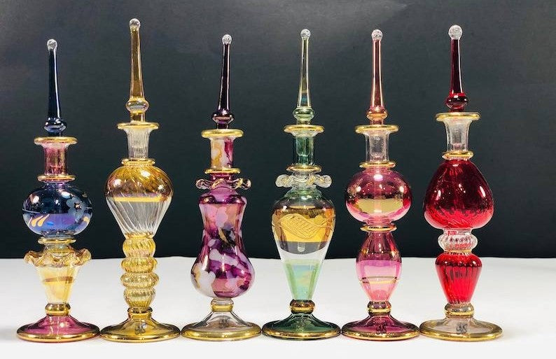 من كل بستان وردة | كولكشن زجاجات عطر هاند ميد – Cairo Art Glass