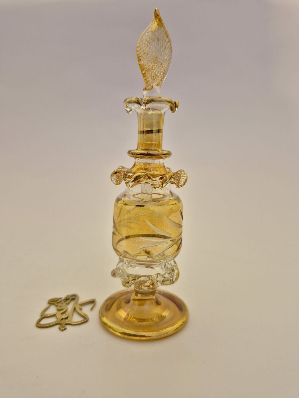 ✨ زجاجة عطر – سعة15 لـ 20 جرام | Handmade Cairo Art Glass