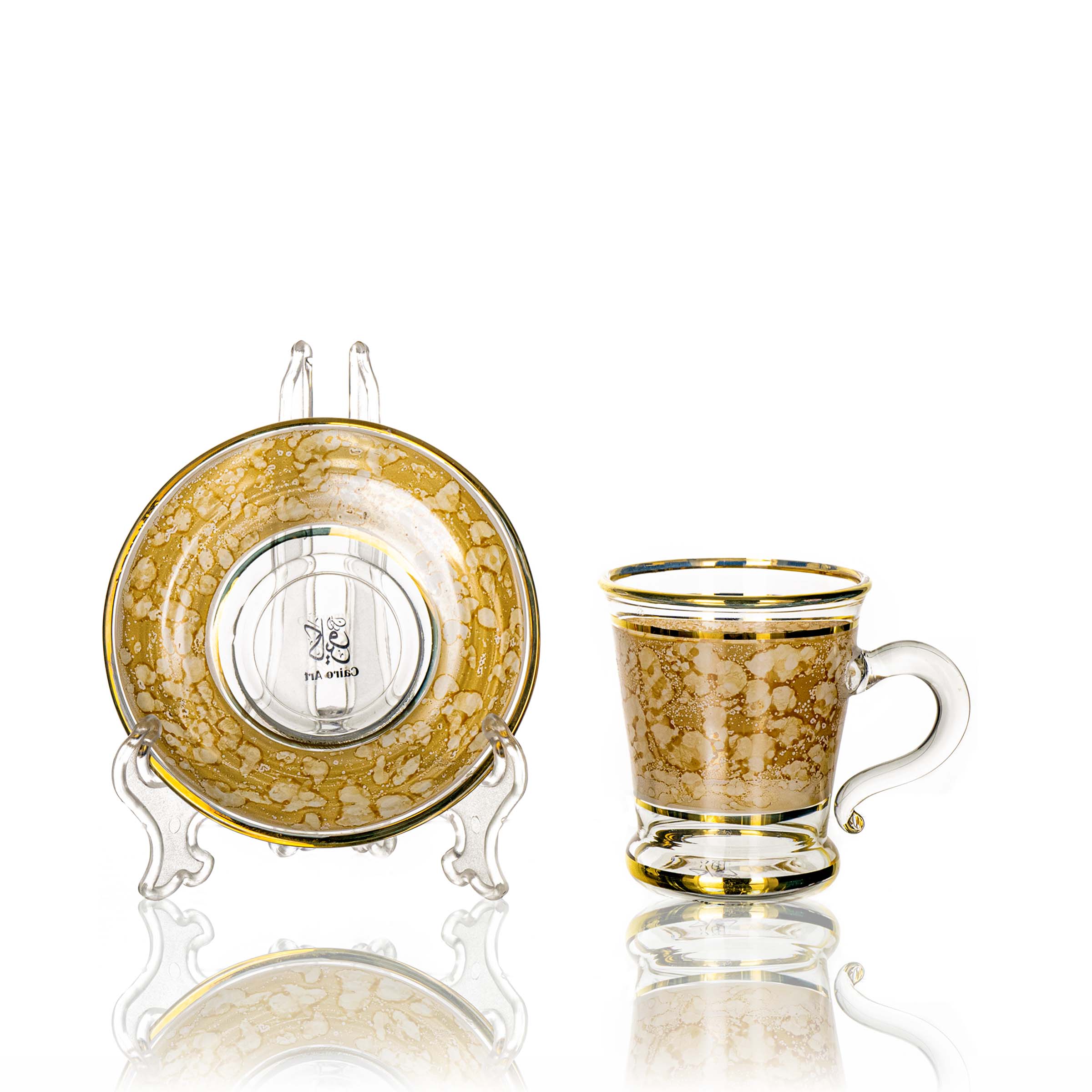 طقم قهوه سيراميك عسلي بيركس ك