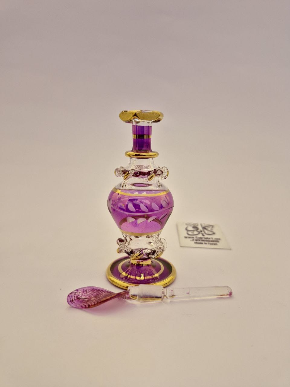 زجاجه حفر روز 12 ب 15 جرام تقريبا طول 13 سم