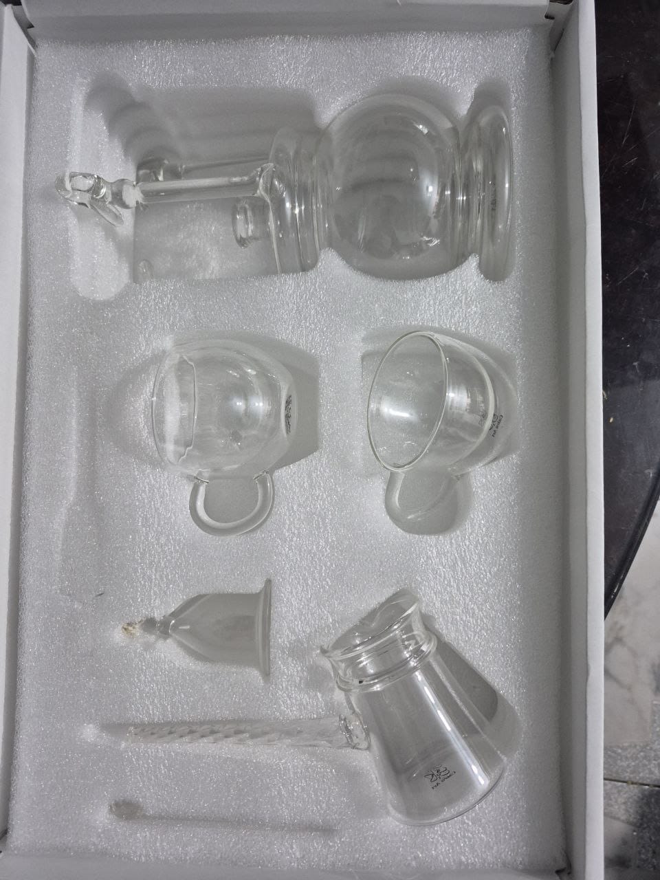 طقم قهوة دبل جلاس بايريكس – handmade