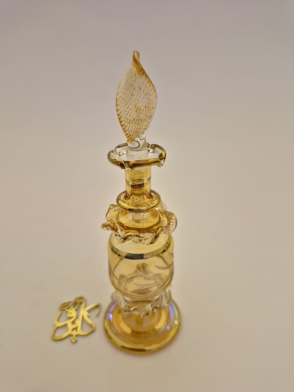 ✨ زجاجة عطر – سعة15 لـ 20 جرام | Handmade Cairo Art Glass