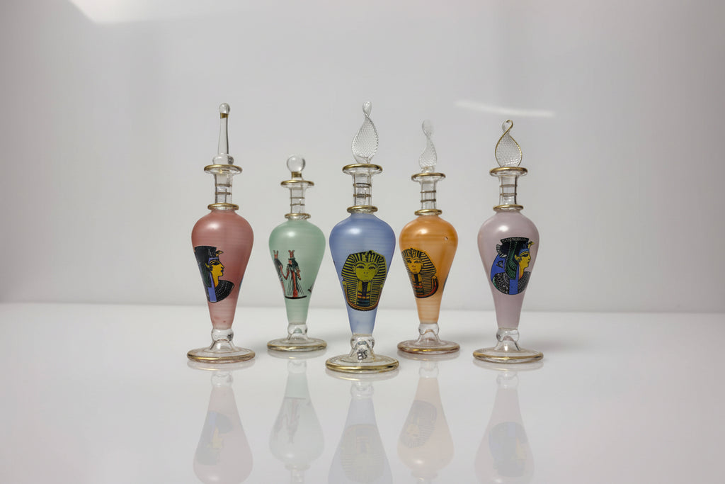 5 زجاجه عطر ديكالة من 10 ل 13 سم