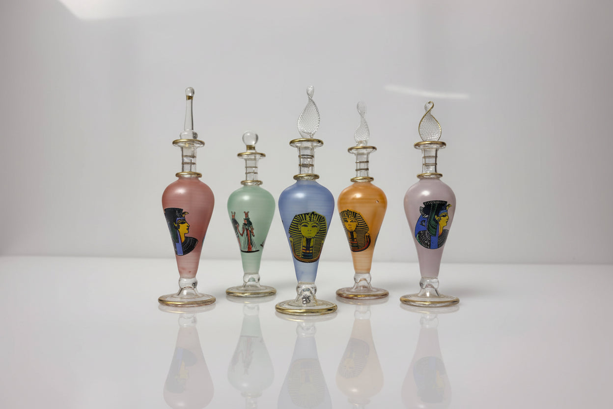 5 زجاجه عطر ديكالة من 10 ل 13 سم