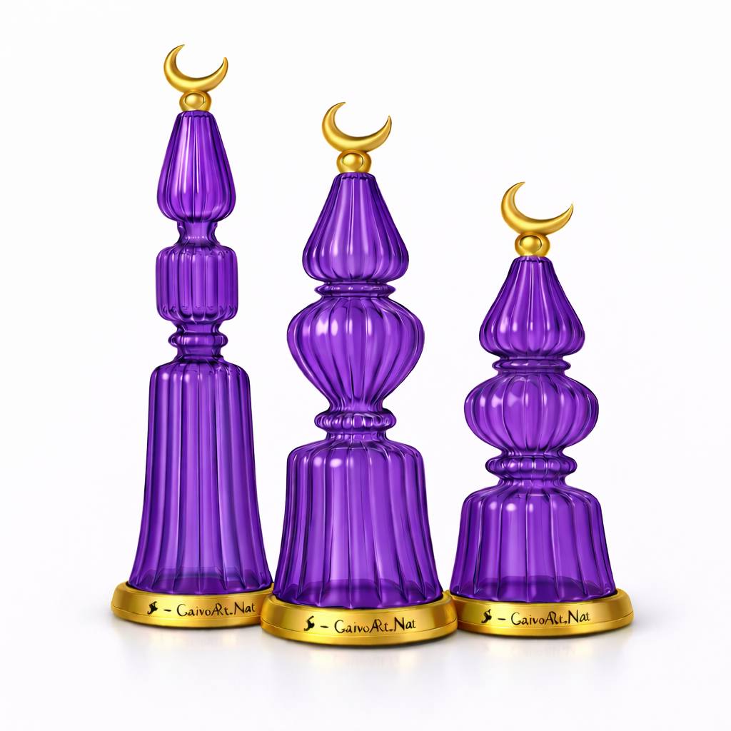 طقم ماذنه بنفسجي 3 قطع ك