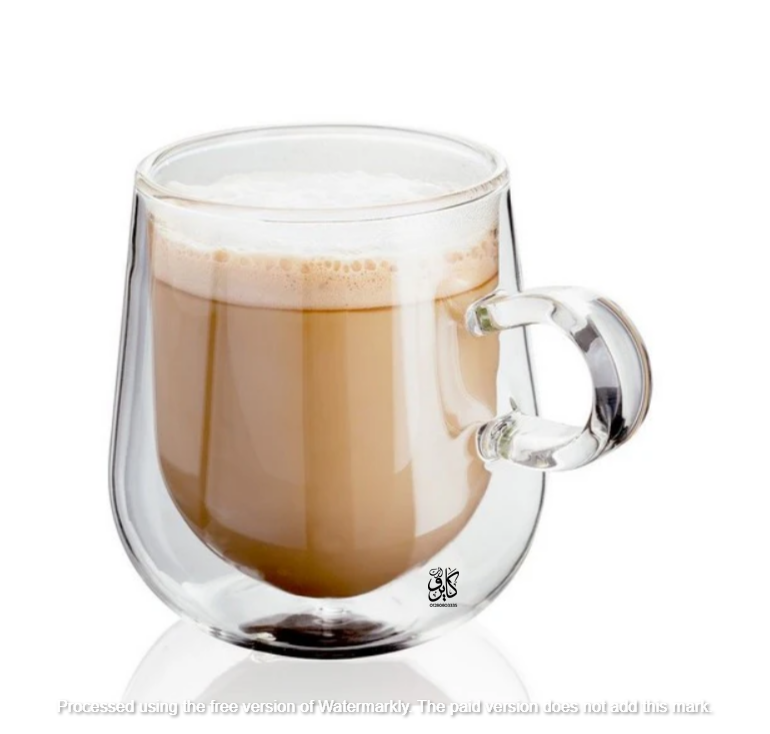 فنجان  السعاده دبل جلاس 150 مللي لوكس