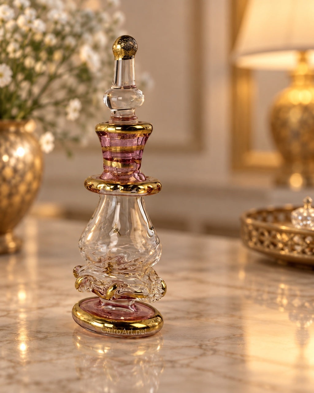 زجاجة عطر ميني بوتل 4 جرام - Cairo Art Glass