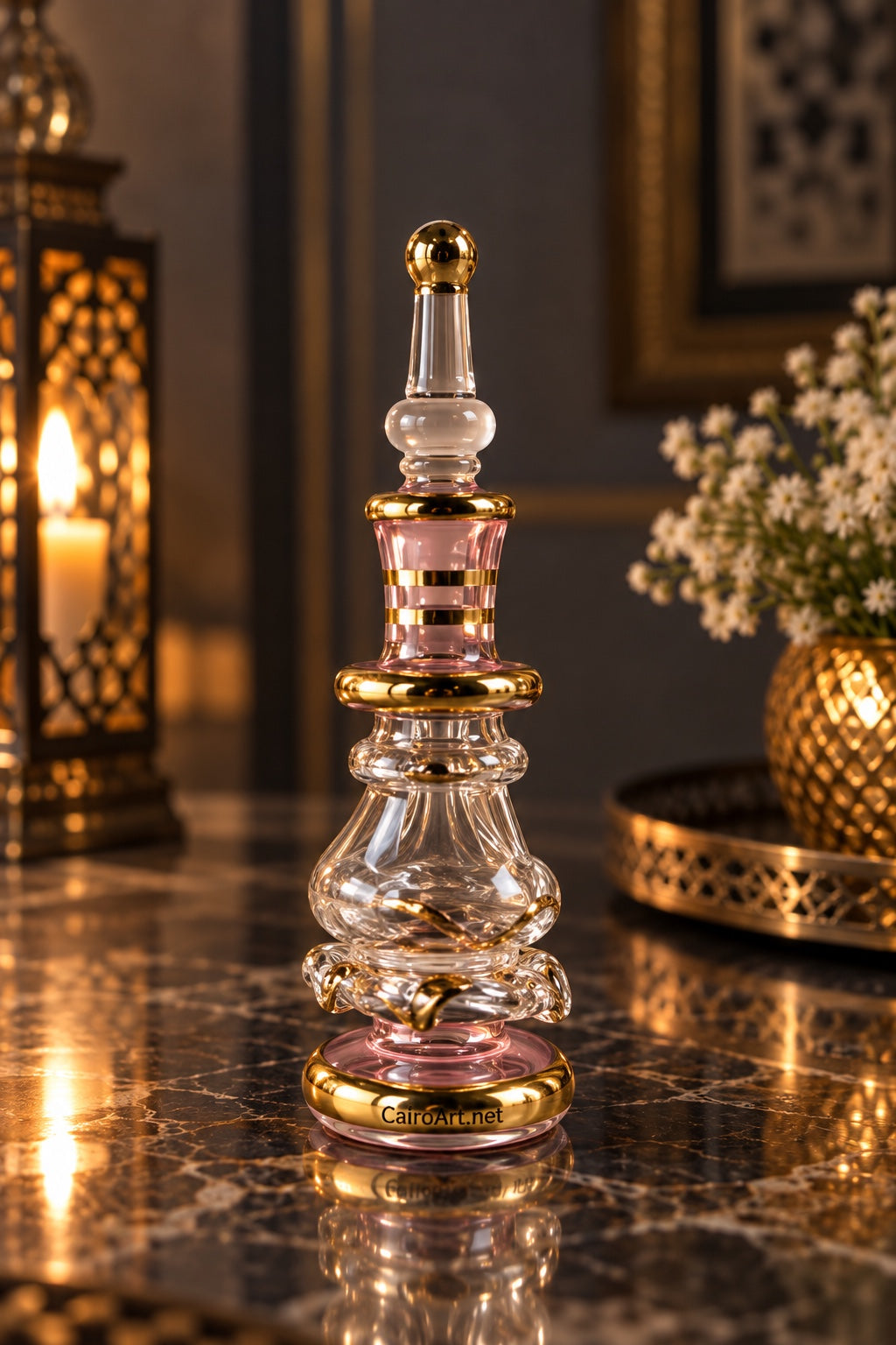 زجاجة عطر ميني بوتل 4 جرام - Cairo Art Glass
